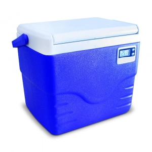 Caixa Térmica Azul Termômetro Digital Alça Superior 8,5 Litros - Coleman