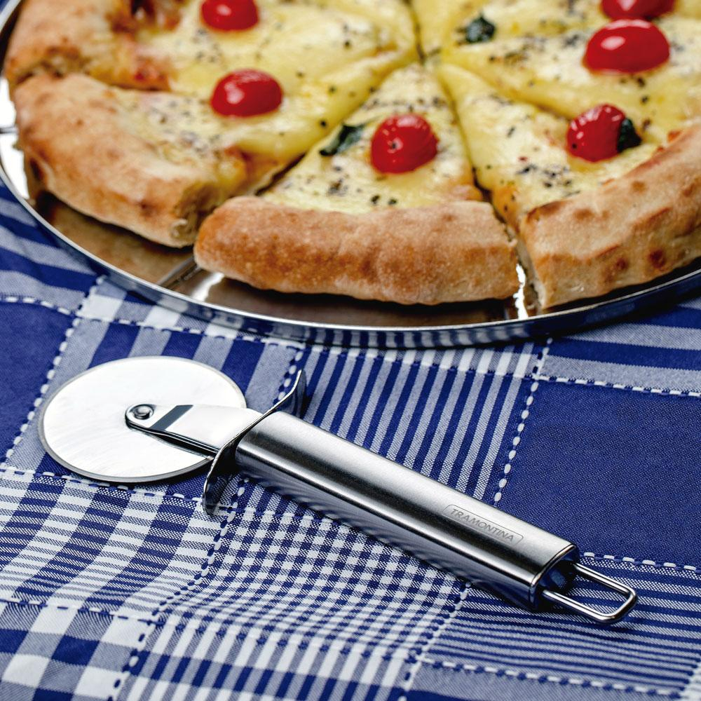 Cortador Pizza Inox 19cm - Tramontina