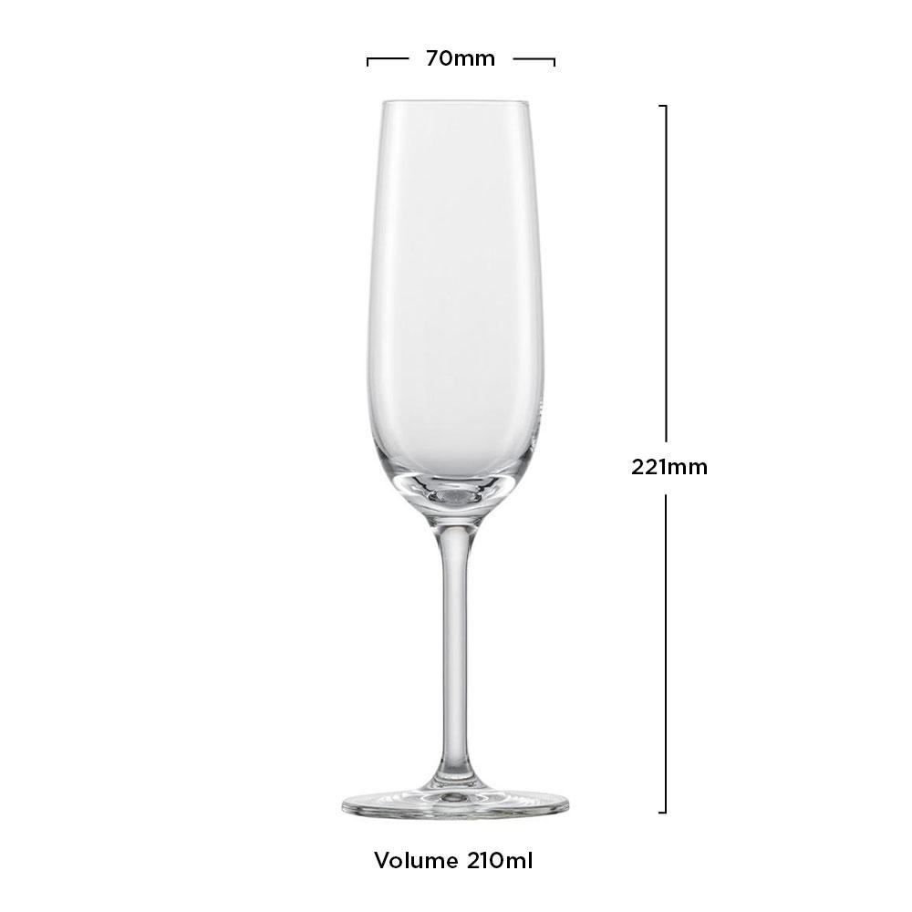 Taça Cristal (Titânio) Champagne Banquet 210ml - Schott Zwiesel - 1 unidade