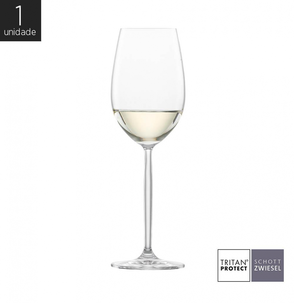 Taça Cristal (Titânio) Vinho Branco Diva 302ml - Schott Zwiesel - 1 Unidade