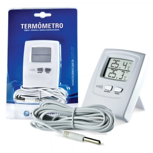 Termômetro Digital Máxima e Mínima Interno/Externo - Incoterm
