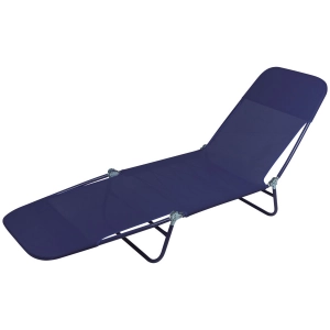Cadeira Espreguiçadeira Textilene Dobrável Azul - Mor