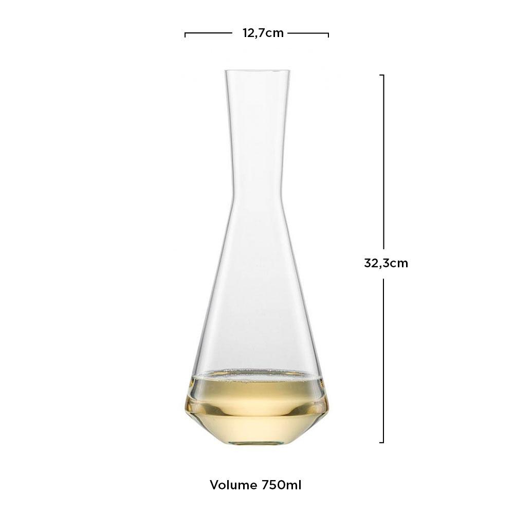 Decanter Cristal Tritan (Handmade) Vinho Branco Pure 750ml - Schott Zwiesel