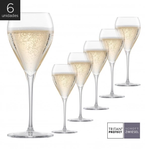 Schott Zwiesel - Kit 6X Taças Cristal (Titânio) Champagne Bar Special 194ml