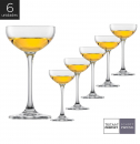 Schott Zwiesel - Kit 6X Taças Cristal (Titânio) Martini Basic Bar Selection 175ml