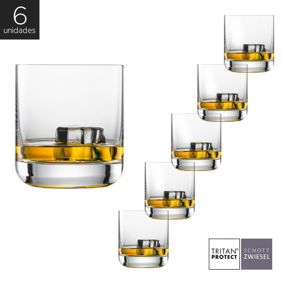 Schott Zwiesel - Kit 6X Copos Cristal (Titânio) Whisky Convention 285ml