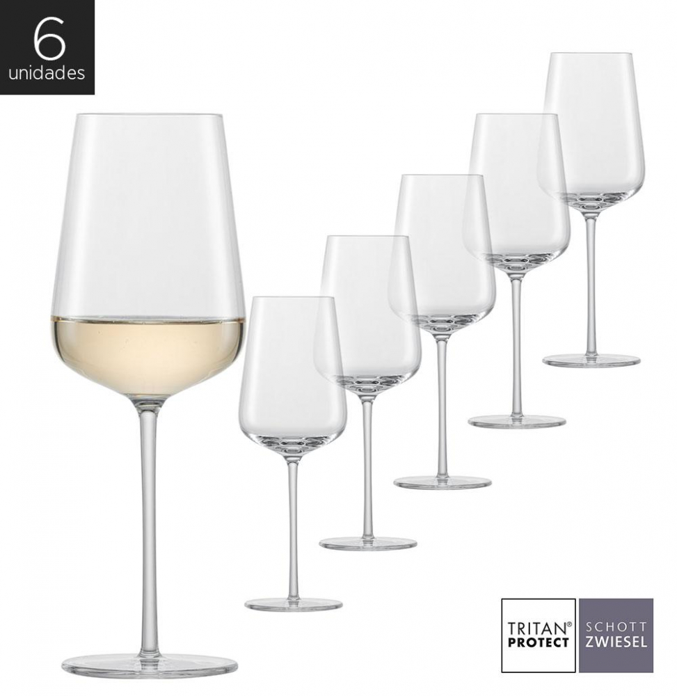 Schott Zwiesel - Kit 6X Taças Cristal (Tritan Protect) Vinho Branco Vervino 406ml