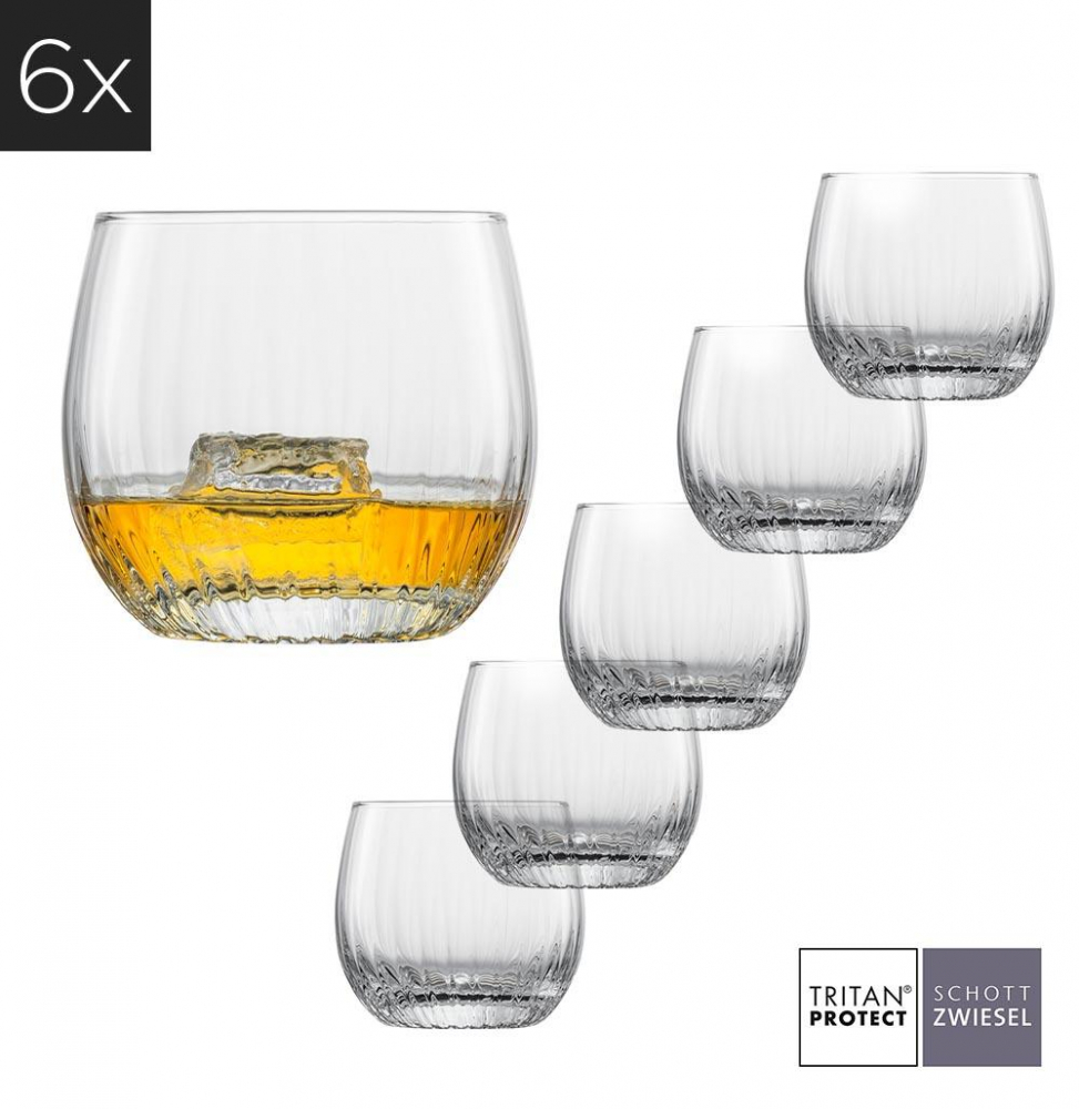 Schott Zwiesel - Kit 6X Copos Cristal (Titânio) Whisky Melody 400ml
