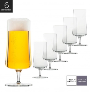 Schott Zwiesel - Kit 6X Tulipas Cristal (Tritan Protect) Cerveja Pilsen 405ml
