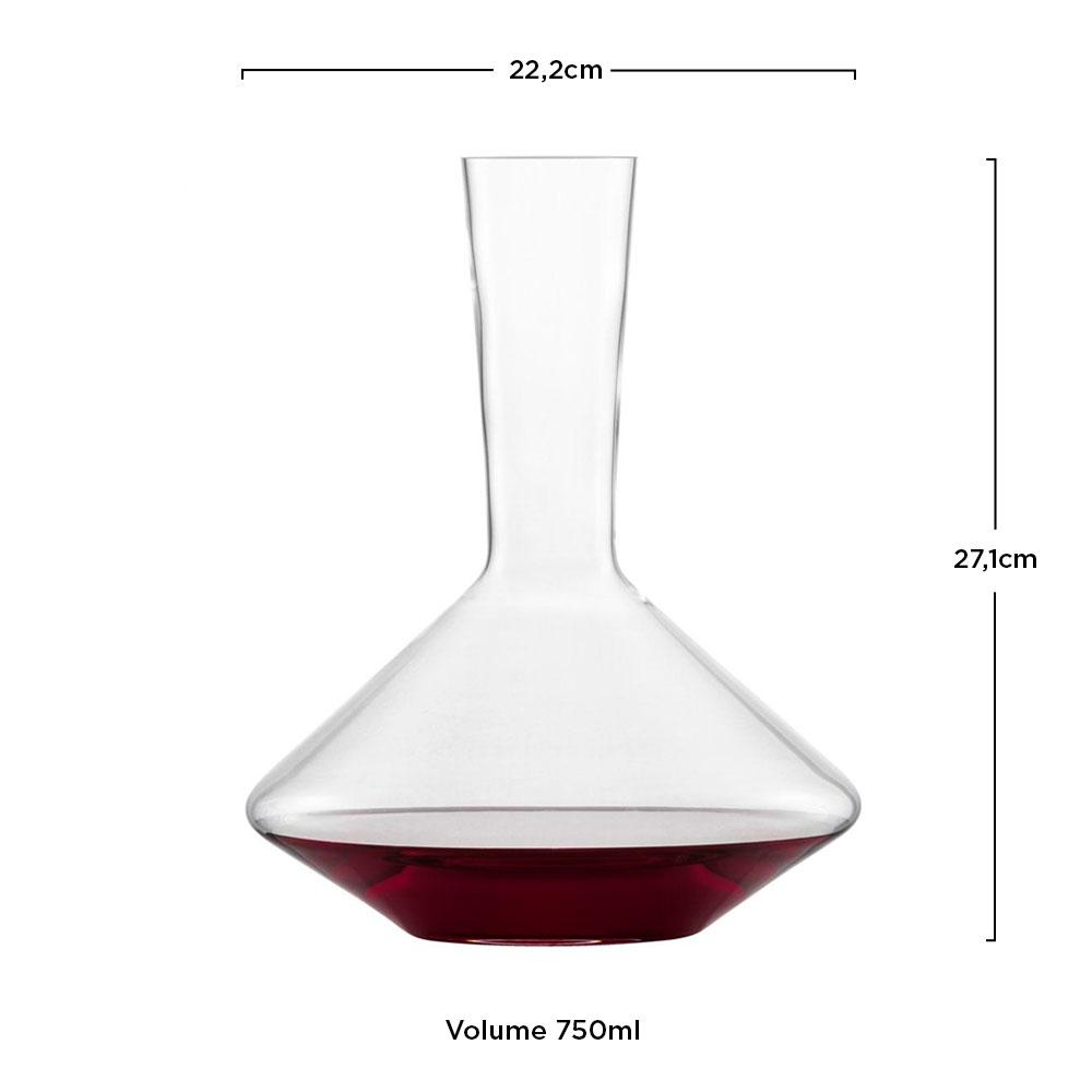 Decanter Cristal Tritan (Handmade) Vinho Tinto Pure 750ml - Schott Zwiesel