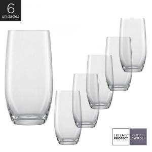 Schott Zwiesel - Kit 6X Copos Cristal (Titânio) Longdrink Banquet 430ml