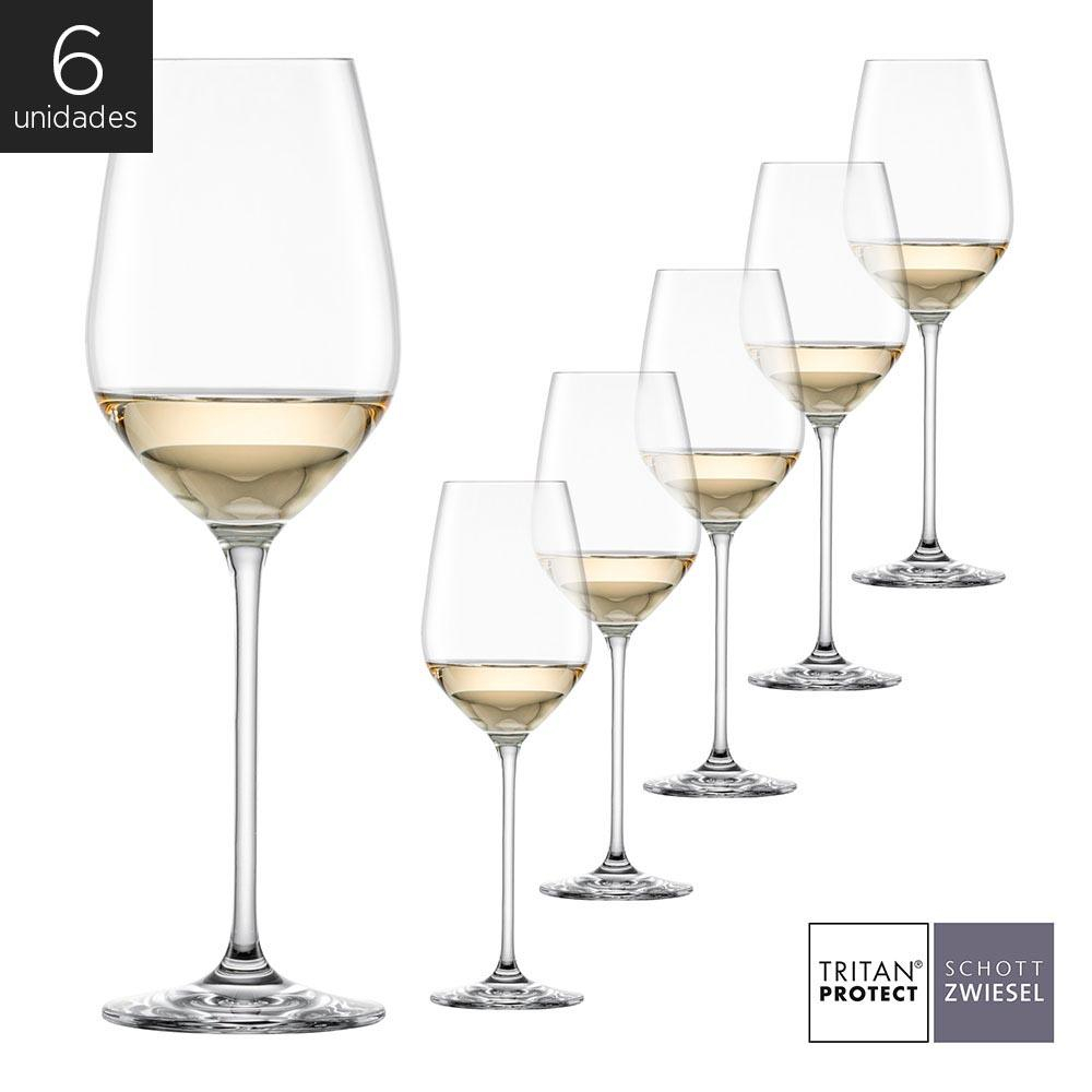 Schott Zwiesel - Kit 6X Taças Cristal (Titânio) Vinho Branco Fortissimo 420ml