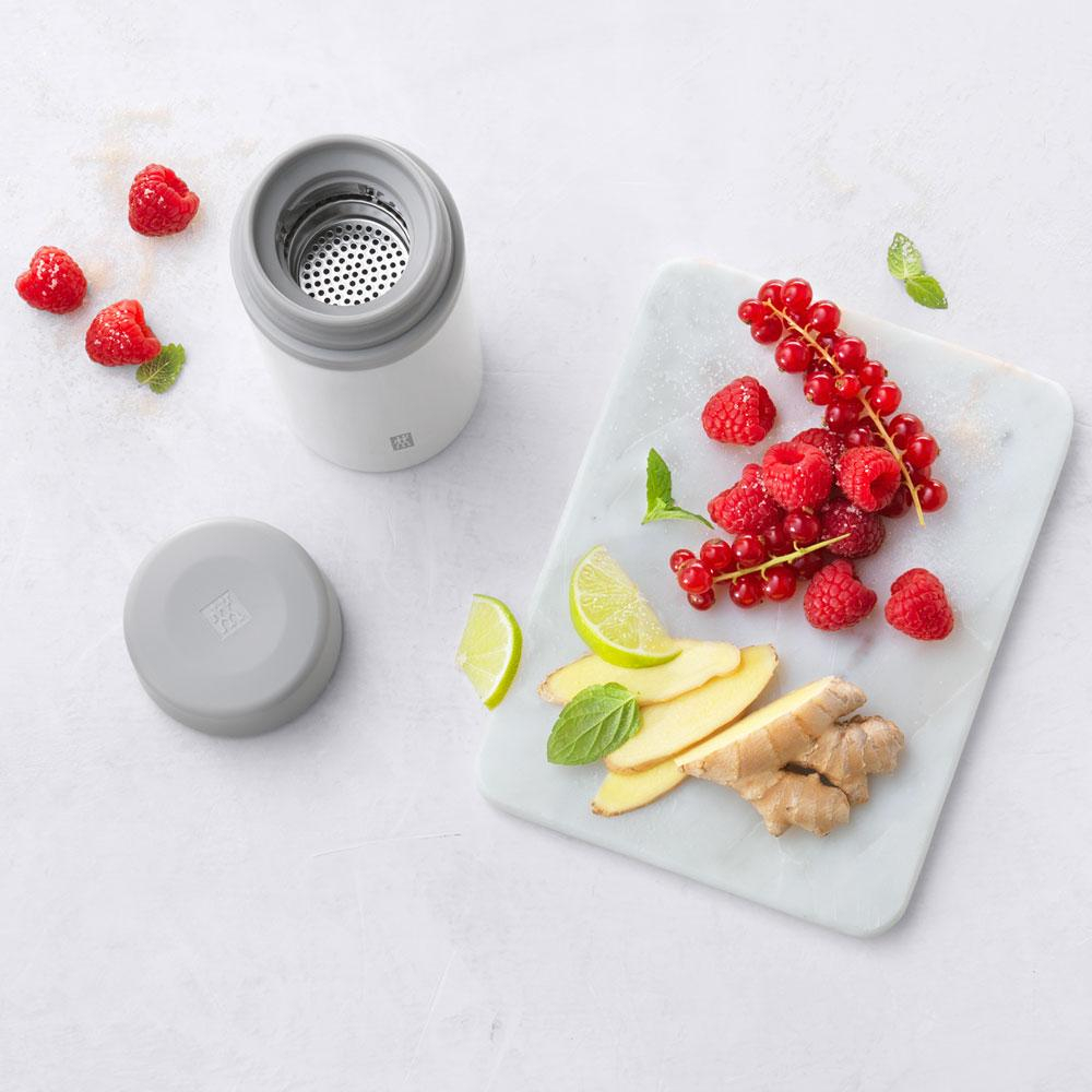 Zwilling - Garrafa Térmica Infusão Chá e Frutas Branco 420ml