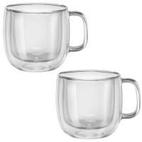 Kit 2X Copos Vidro Parede Dupla Chá 240ml Sorrento - Zwilling